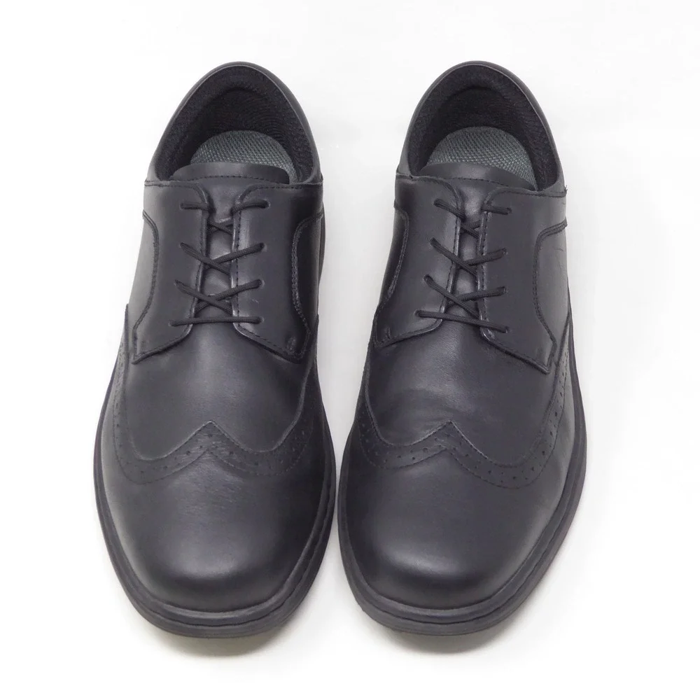 Orthofeet Moreno Mens Wingtip Oxfords Black Leather Dress Shoes 13D